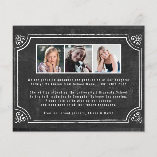 BUDGET Backyard Afstuderen BBQ Party 4 Foto Flyer (Achterkant)