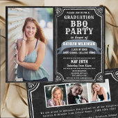 BUDGET Backyard Afstuderen BBQ Party 4 Foto Flyer