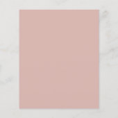 Budget Ballerina Tutu Cute 2e verjaardag Uitnodigi Flyer (Achterkant)