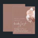 Budget Balloons Script Roos Gold 21st Party nodigt<br><div class="desc">De Roos Gold 21st Party van het Manuscript van de Balloons van de begroting nodigt uit. Een budgetprijs voor KLEINE 4, 5 x 5, 6 inch. Verkrijgbaar in een SEMI GLOSS 110 lb KAART STOCK dat de standaardoptie is (aanbevolen voor uitnodigingen), OF een SATIN FINISH 80 lb THINER PAPER STOCK...</div>