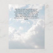 BUDGET Baptism Christening Bautizo Bautismo INVITE (Achterkant)