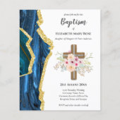 BUDGET Baptism Christening Bautizo Bautismo INVITE (Voorkant)