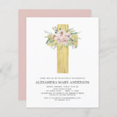 Budget Baptism Dusty Pink Rose Greenery (Voorkant / Achterkant)