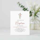 Budget Baptism Dusty Pink Rose Greenery Eucalyptus (Staand voorkant)