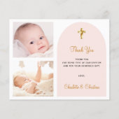 Budget baptism foto's tweelingmeisjes bedankt (Voorkant)