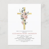 Budget Baptism Greenery Dusty Pink Rose (Voorkant)