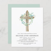 Budget Baptism Greenery Sage Eucalyptus (Voorkant / Achterkant)