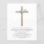 Budget Baptism Greenery Sage Eucalyptus Flyer (Voorkant)