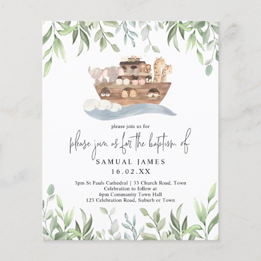 Budget Baptism Noah's Ark (Voorkant)