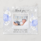 Budget Baptism Silver Blauw Foto (Achterkant)