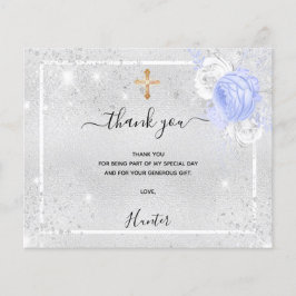 Budget Baptism Silver Blauw Foto
