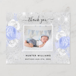 Budget Baptism Silver Blauw Foto