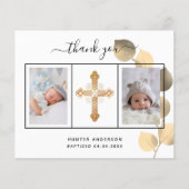 Budget baptisme eucalyptus foto bedankt! (Voorkant)