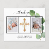 Budget baptisme eucalyptus foto bedankt! (Voorkant)