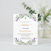 Budget baptisme lavender eucalyptus (Staand voorkant)