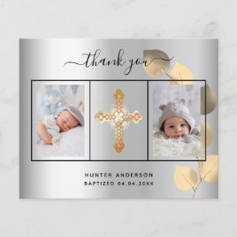 Budget baptisme Silver Eucalyptus foto bedankt