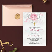 Budget Baptisme zilverroze bloemmeisje