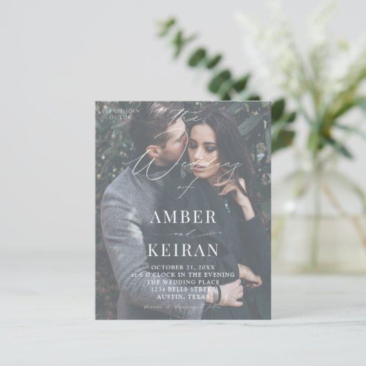 Budget Barely Shades - Fotobruiloft (Staand voorkant)