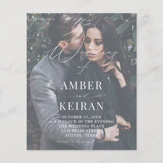 Budget Barely Shades - Fotobruiloft (Voorkant)