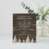 Budget Barn Wood Rustic Pine Wedding (Staand voorkant)
