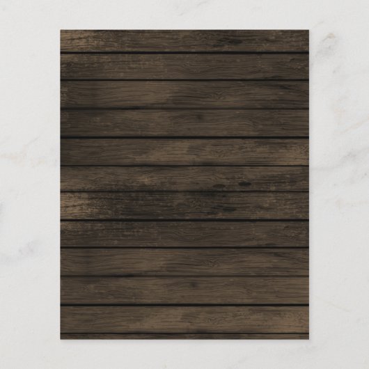 Budget Barn Wood Rustic Pine Wedding (Achterkant)