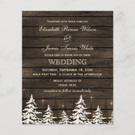 Budget Barn Wood Rustic Pine Wedding