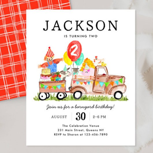 Budget Barnyard Dieren Truck Kinder Boerderij Verj