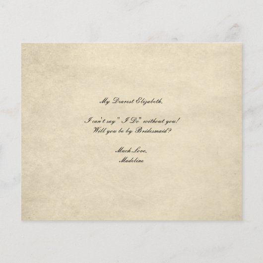 Budget Be My Bridesmaid Red Alice in Wonderland (Achterkant)