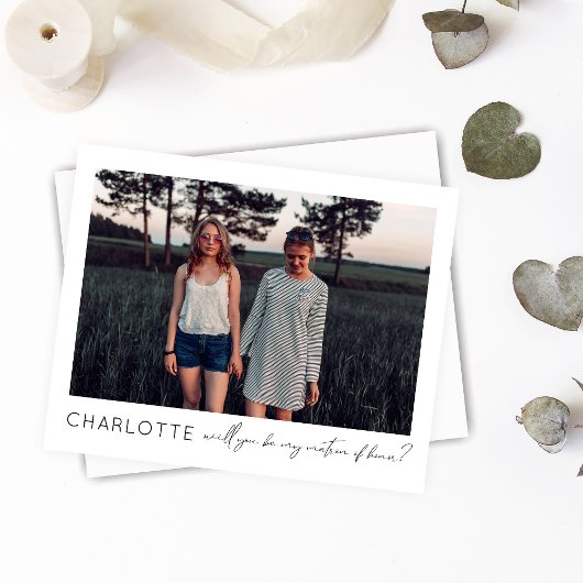 Budget Be My Matron of Honor Photo Voorstel Script