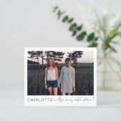 Budget Be My Matron of Honor Photo Voorstel Script (Staand voorkant)