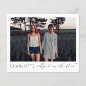 Budget Be My Matron of Honor Photo Voorstel Script (Voorkant)