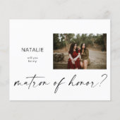 Budget Be My Matron of Honor Small Photo Voorstel (Voorkant)