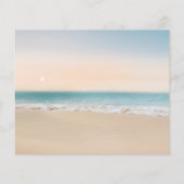 Budget Beach Destination Wedding Invitation (Achterkant)