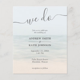 Budget Beach Front Hawaiian Wedding
