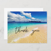 Budget Beach & Ocean Dank u (Voorkant / Achterkant)