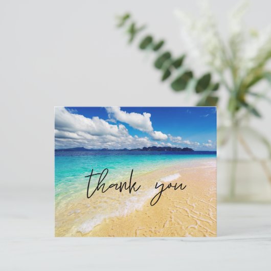 Budget Beach & Ocean Dank u (Staand voorkant)