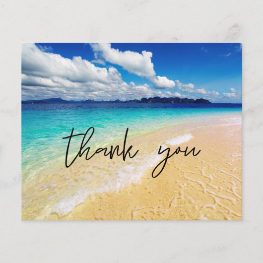 Budget Beach & Ocean Dank u (Voorkant)