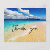 Budget Beach & Ocean Dank u Flyer (Voorkant)