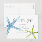 BUDGET BEACH Zee Ocean Life Wedding\ Briefkaart (Voorkant / Achterkant)