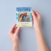 Budget Beach Zeeen and Greetings Family Foto Flyer (Hand)