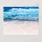 Budget Beachfront Destination Wedding Invitation (Achterkant)