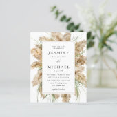 Budget Beachy Pampas Grass Boho Wedding 2 (Staand voorkant)