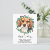Budget Beagle Dog-kerstfeest (Staand voorkant)