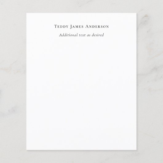 BUDGET Bedankje Rouwkaart Foto (Achterkant)