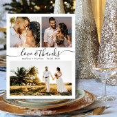 Budget Bedankt 3 Foto bruiloft Hartelijk dank