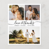 Budget Bedankt Collage Weddenschap Bedankt Flyer (Voorkant)