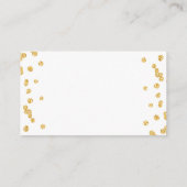 BUDGET Bedankt voor het invoegen van Gold Glitter Informatiekaartje (Achterkant)