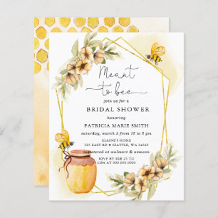 Budget bedoeld om honingbij bloemig Vrijgezellenfe