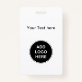 Budget Bedrijf Logo Werknemersbadges Badge (Voorkant)