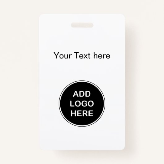 Budget Bedrijf Logo Werknemersbadges Badge (Voorkant)